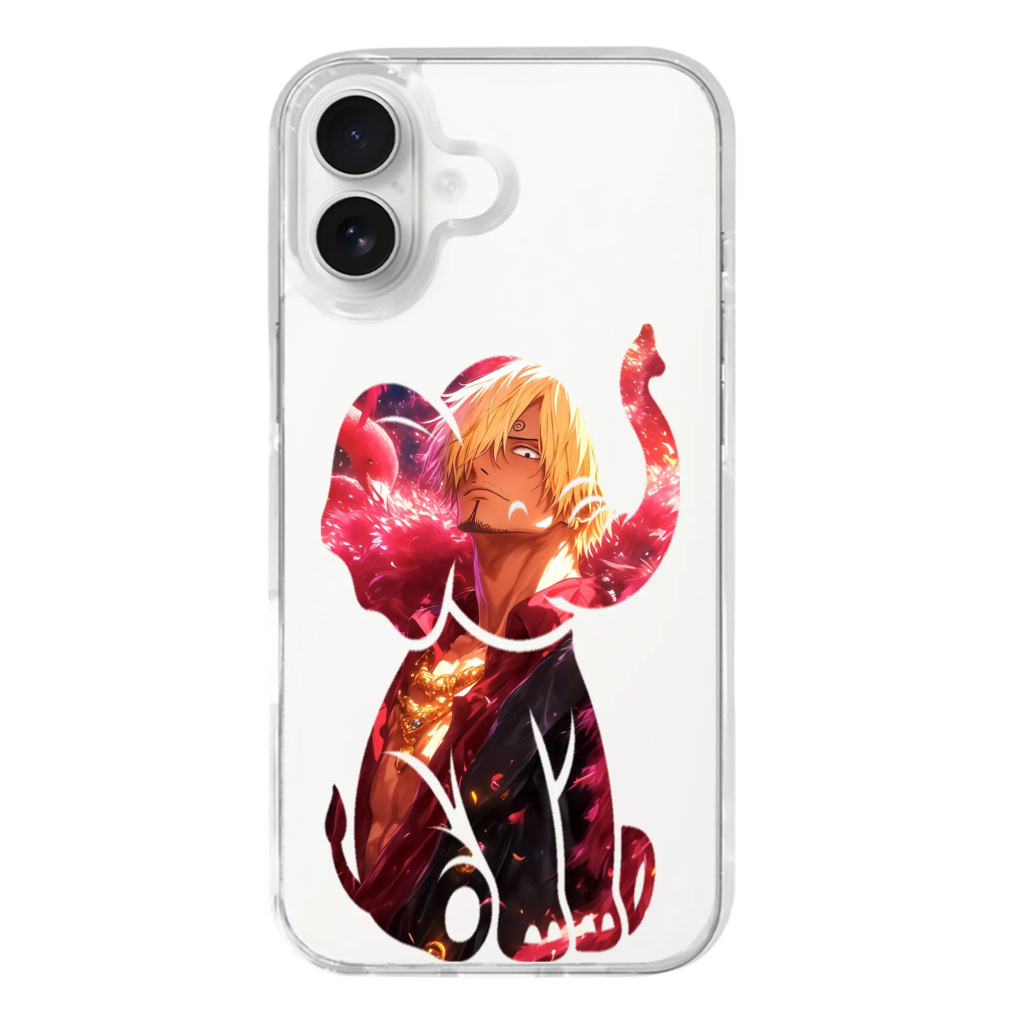 ワンピース グッズ ヴィンスモーク・サンジ - iPhone 17シリーズ 透明スマホケース – 薄型・耐衝撃・精密フィット保護カバー